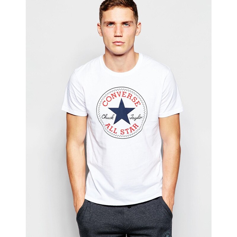 Converse - All Star - Logo-T-Shirt - Weiß
