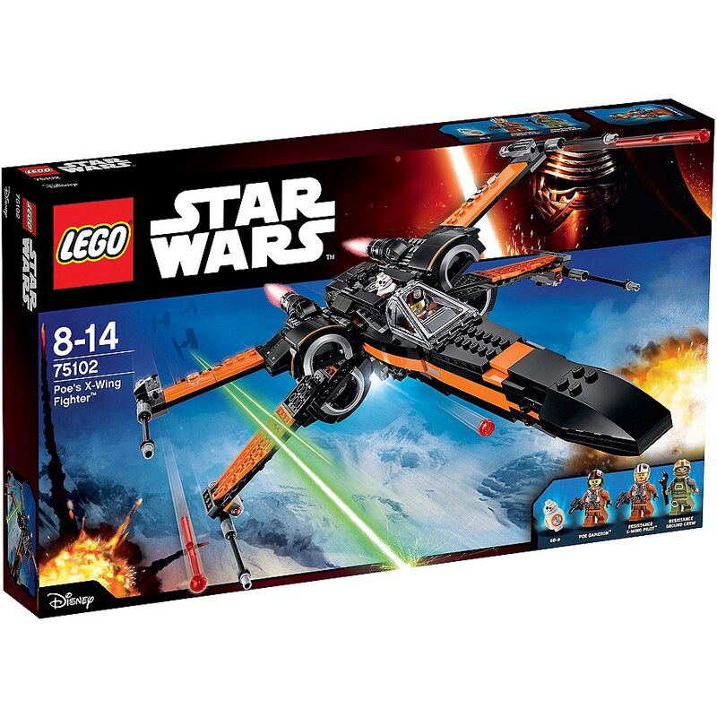 LEGO®, Kampfjet-Spielzeug-Set (75102), »Star Wars? Poe's X-Wing Fighter?«