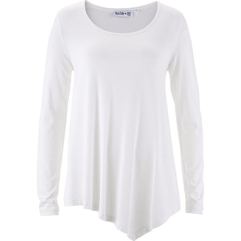 bpc bonprix collection Shirt-Tunika mit langen Ärmeln - designt von Maite Kelly langarm in weiß für Damen von bonprix