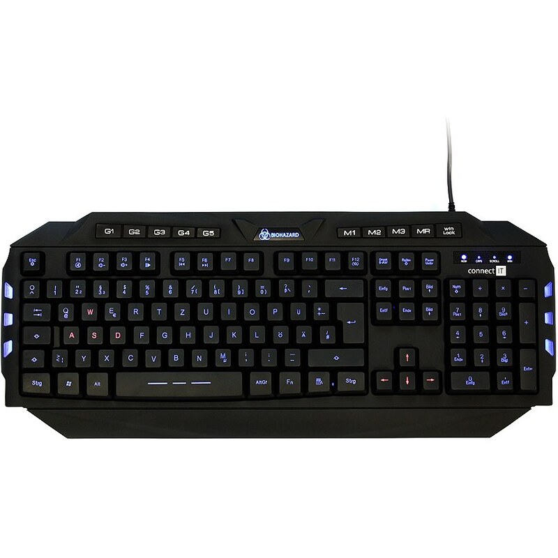connect IT Tastatur »IT BIOHAZARD Keyboard for Gamers GK2000«