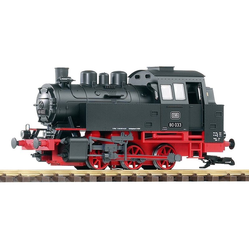PIKO Dampflokomotive mit Dampf, Spur G, »Dampflok BR 80, DB - Gleichstrom«