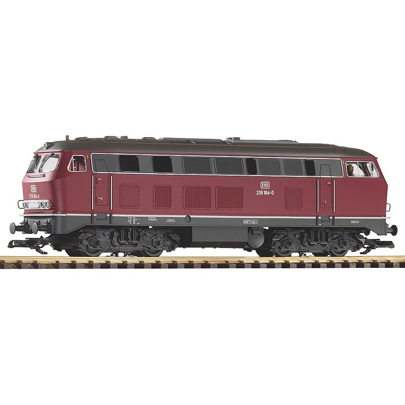 PIKO Diesellokomotive, Spur G, »Diesellok BR 218, DB, rot - Gleichstrom«