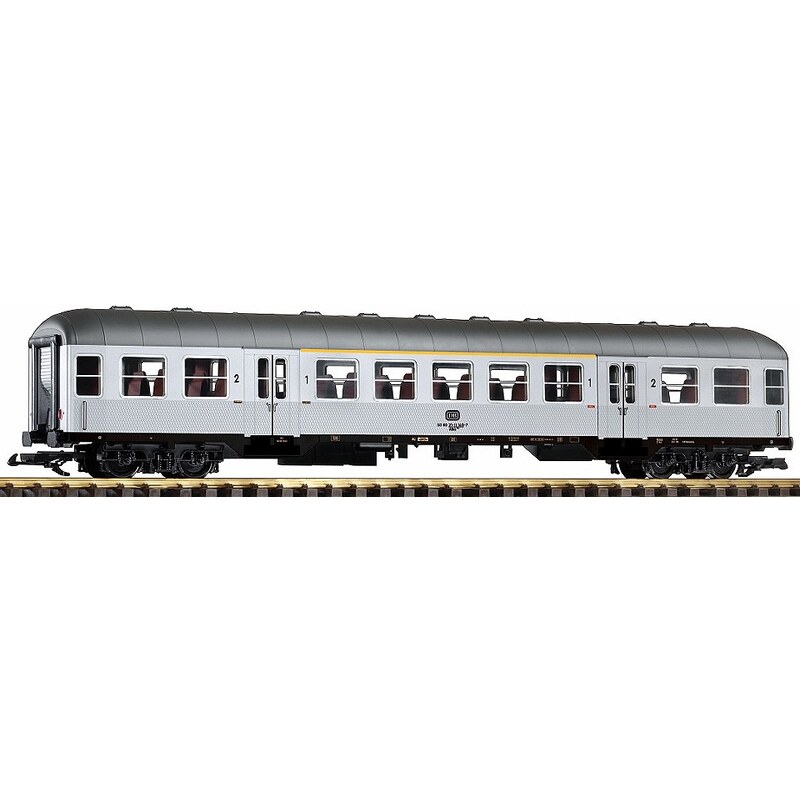 PIKO Personenwagen, Spur G, »Nahverkehrswagen ABnb 703 7./2. Klasse, Silberling, DB - Gleichstrom«