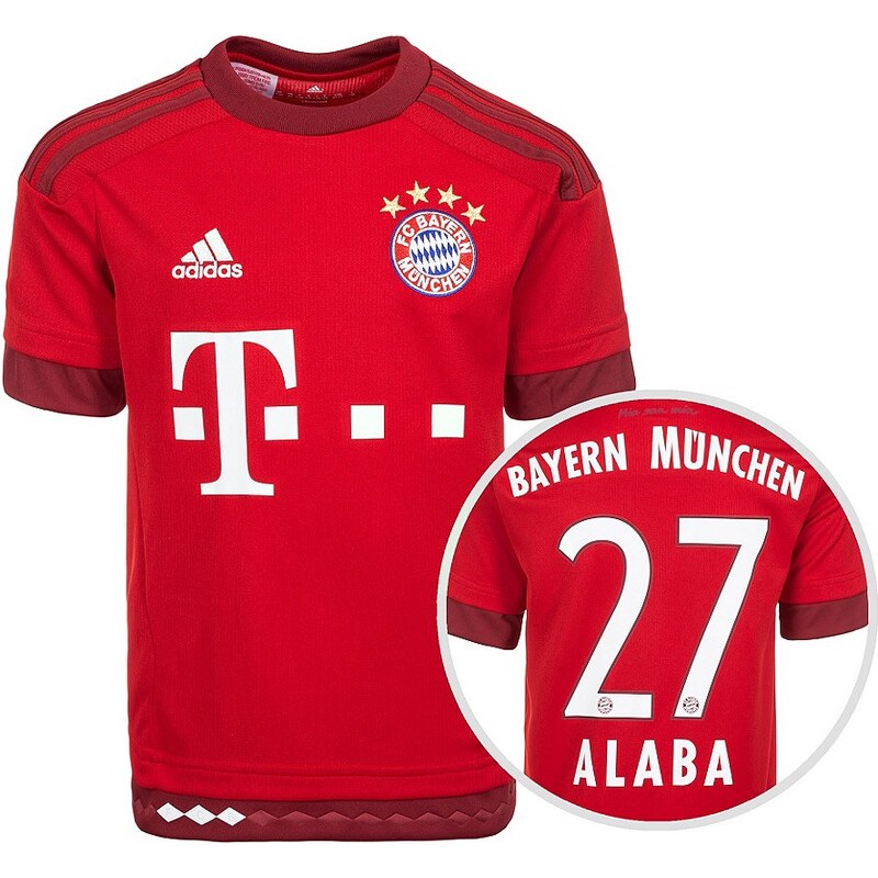 adidas Performance FC Bayern München Trikot Home Alaba 2015/2016 Kinder