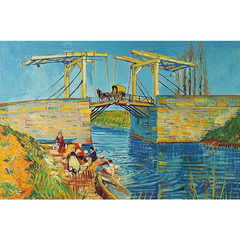 Ravensburger Puzzle, 3000 Teile, »Van Gogh-Brücke von Langlois«