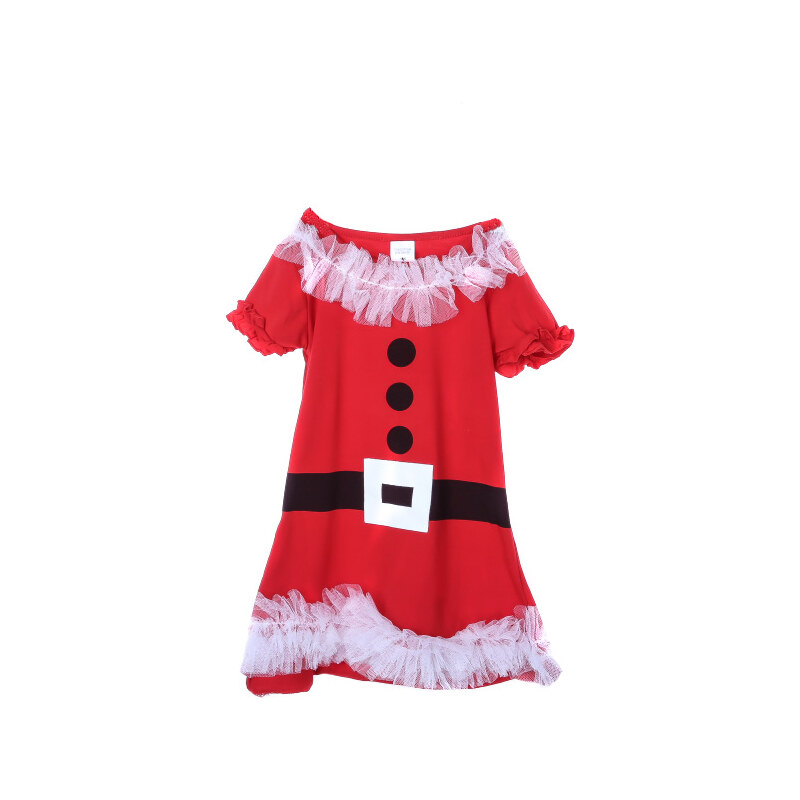 Lesara Kinder-Kleid im Weihnachts-Look - 110
