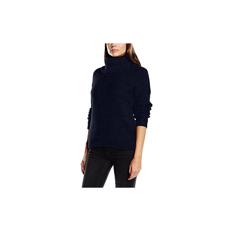 Fransa Damen Regular Fit Pullover Obcarma 1 Roll - neck, Einfarbig
