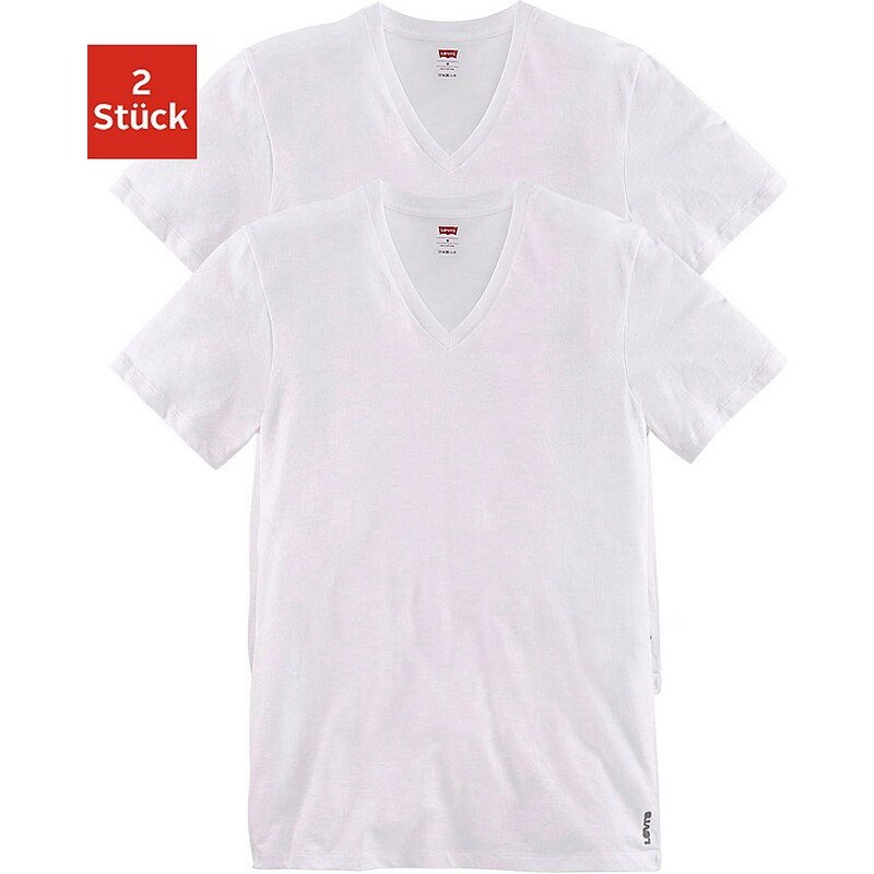 LEVI'S® Levi's Shirts (2 Stück) mit V-Ausschnitt