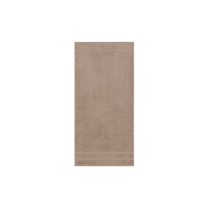Egeria Handtücher Prestige in Uni mit Bordüre braun 2x 50x100 cm