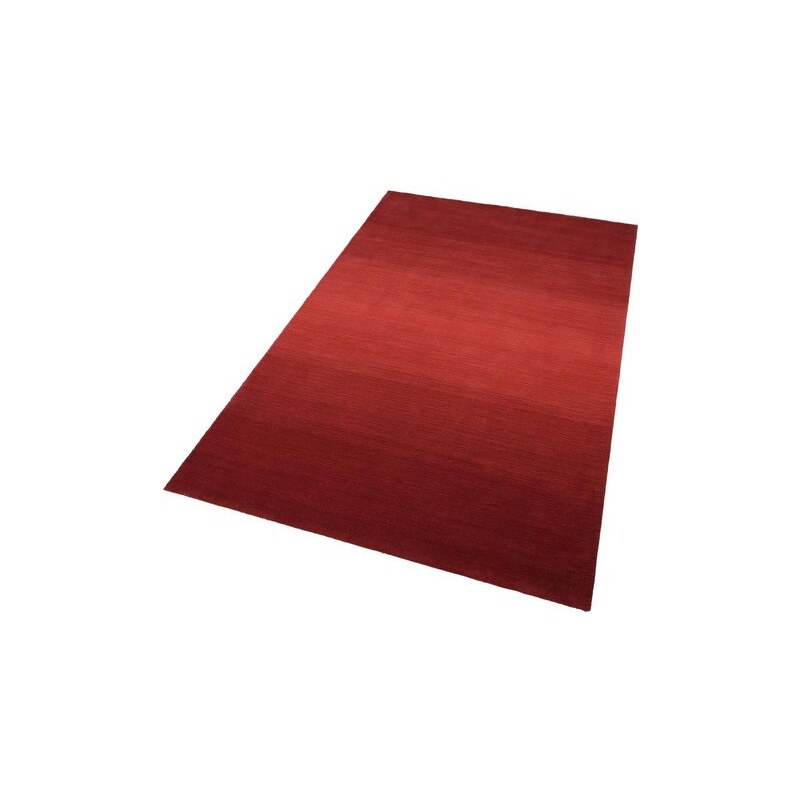 THEKO Teppich Wool Comfort handgearbeitet Wolle rot 1 (B/L: 60x90 cm),2 (B/L: 70x140 cm),3 (B/L: 140x200 cm),4 (B/L: 160x230 cm)