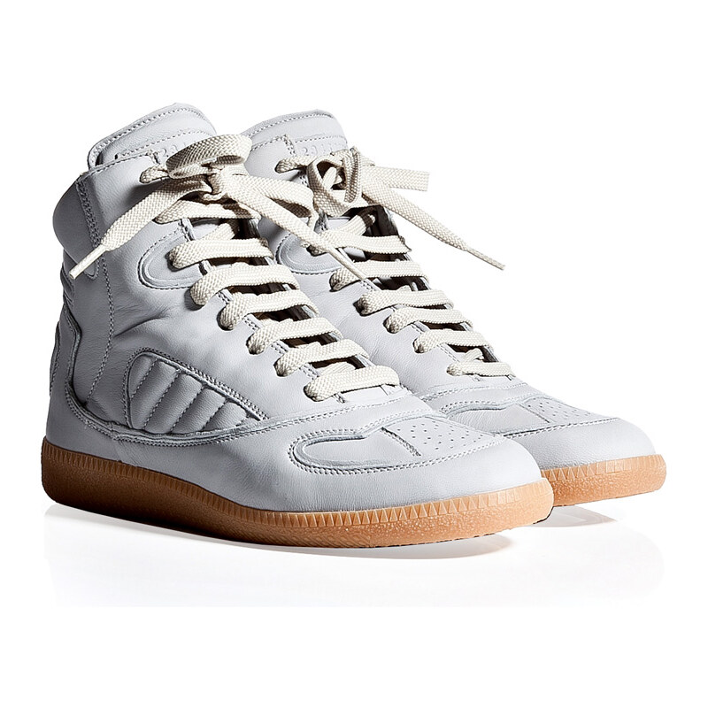 Maison Martin Margiela Leather High-Top Sneakers