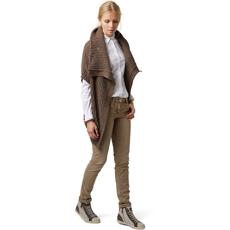 TOM TAILOR Hose »dyed sateen slim Carrie«