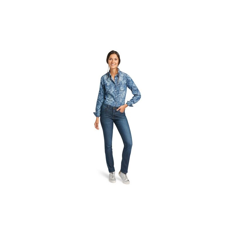 H.I.S Damen Jeans Marylin Stretch-Qualität blau 34,36,38,40,42,44,46