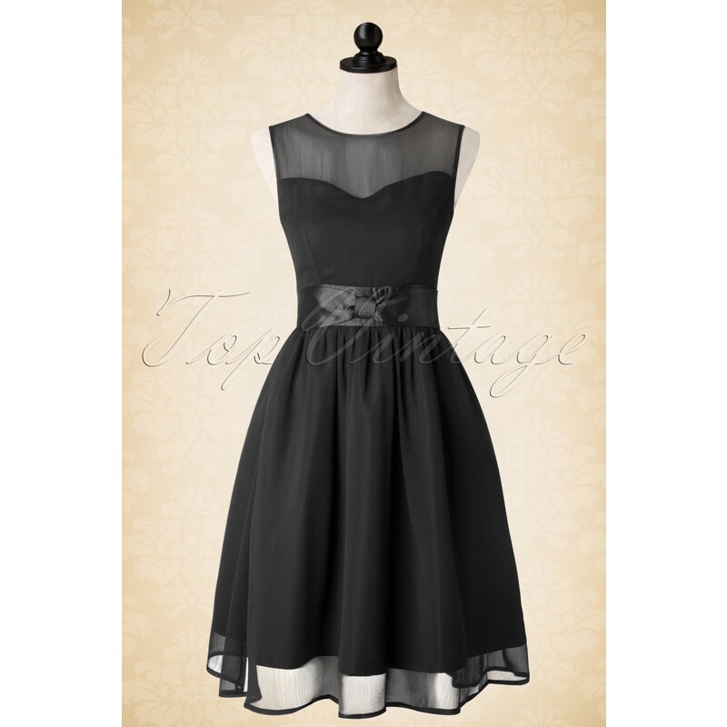Lindy Bop 50s Candy Party Prom Dress in Black