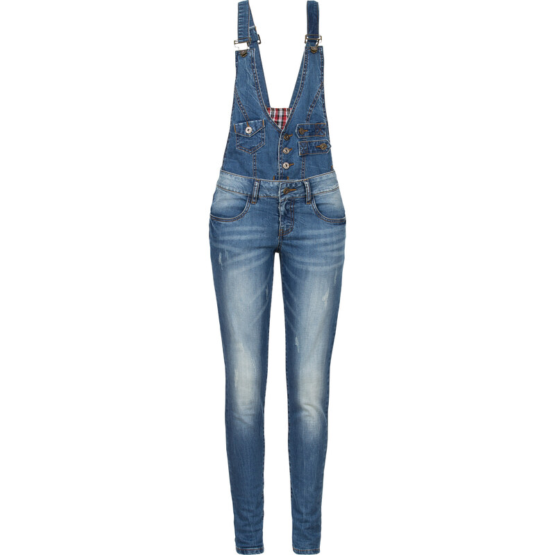 RAINBOW Jeans-Overall in blau für Damen von bonprix