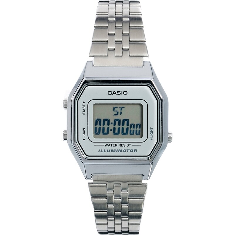 Casio LA680WEA Mini Digital Silver Watch