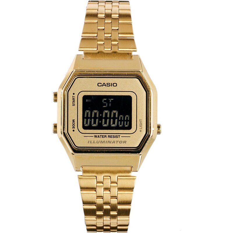 Casio - LA680WEGA - Digitale Mini-Armbanduhr in Gold - Gold