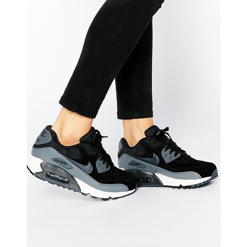 Nike - Air Max 90 - Sneakers in Schwarz und Grau