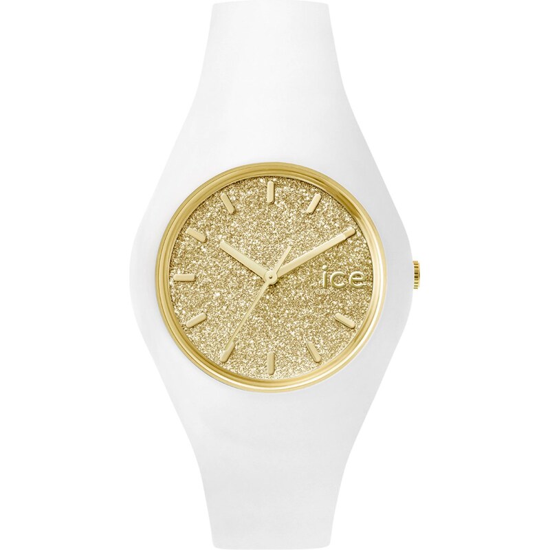 Ice-Watch Ice Glitter White Gold Uhr 001345