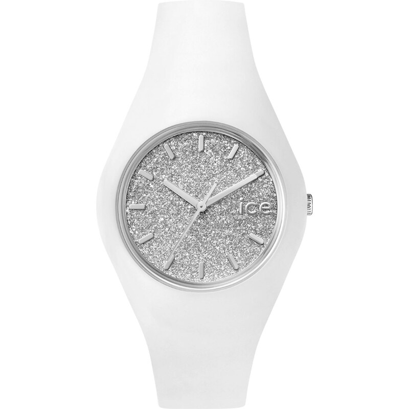 Ice-Watch Ice Glitter White Silver Uhr 001351