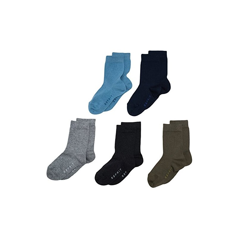 Esprit Kids Jungen Socken Solid Mix 5er Pack
