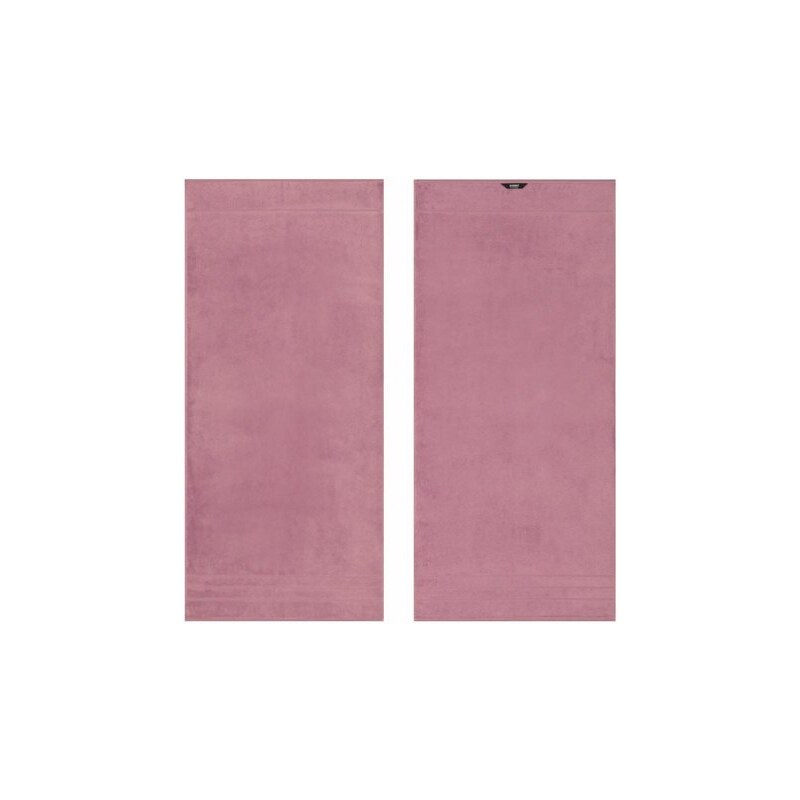 Badetuch Prestige in Uni mit Bordüre Egeria rosa 1x 75x160 cm