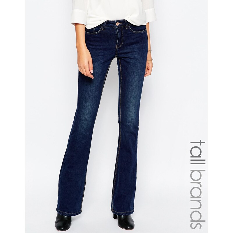 Vero Moda Tall - 70er-Jeans mit Schlag - Blau