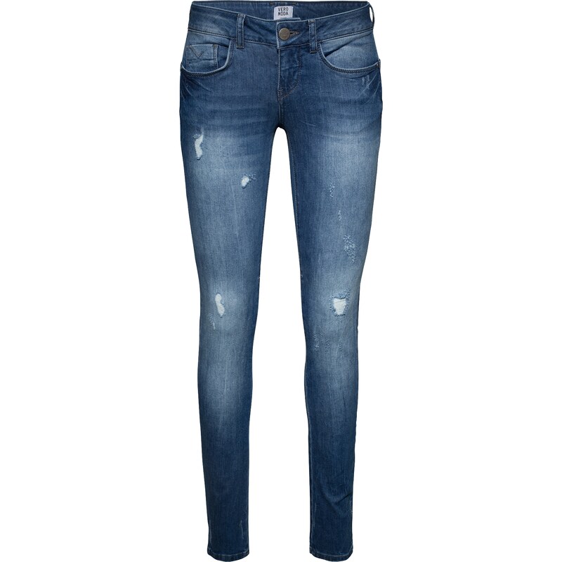 VERO MODA Jeans mit Zipperpockets