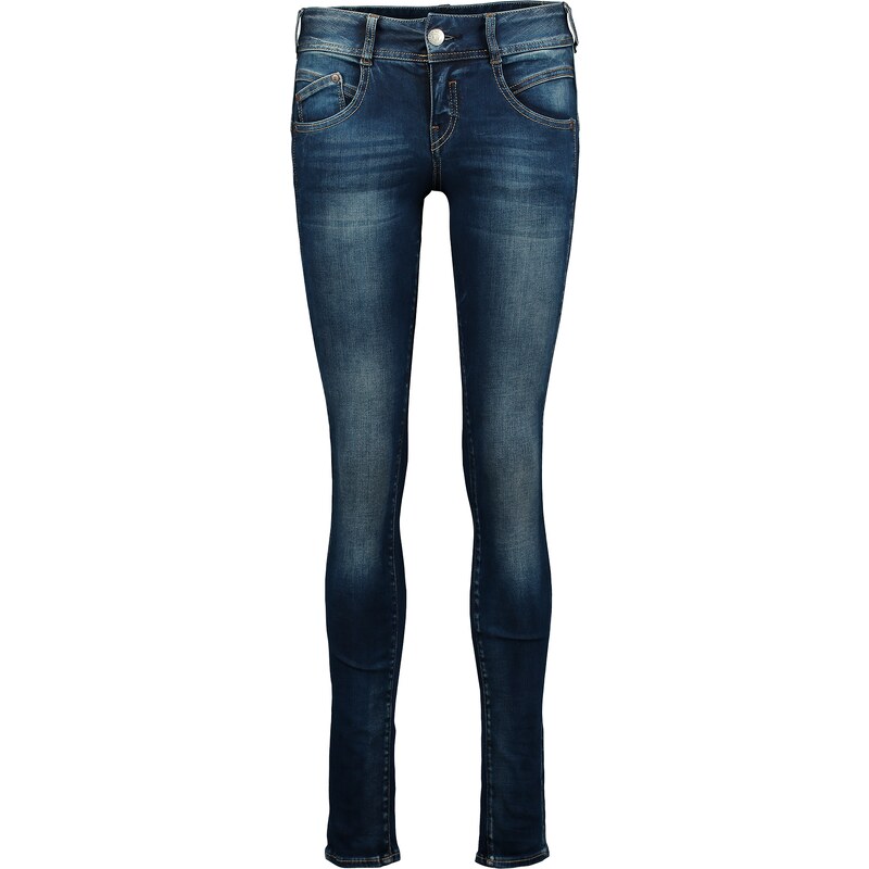 Herrlicher Skinny Jeans mit Used Effekten Gila
