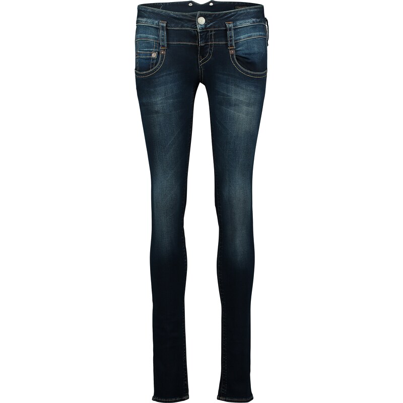 Herrlicher Pitch Jeans im Used Look mit Kontrastnähten