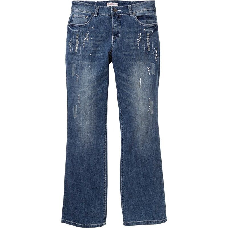 Sheego Denim Jeans im Bootcut Stil