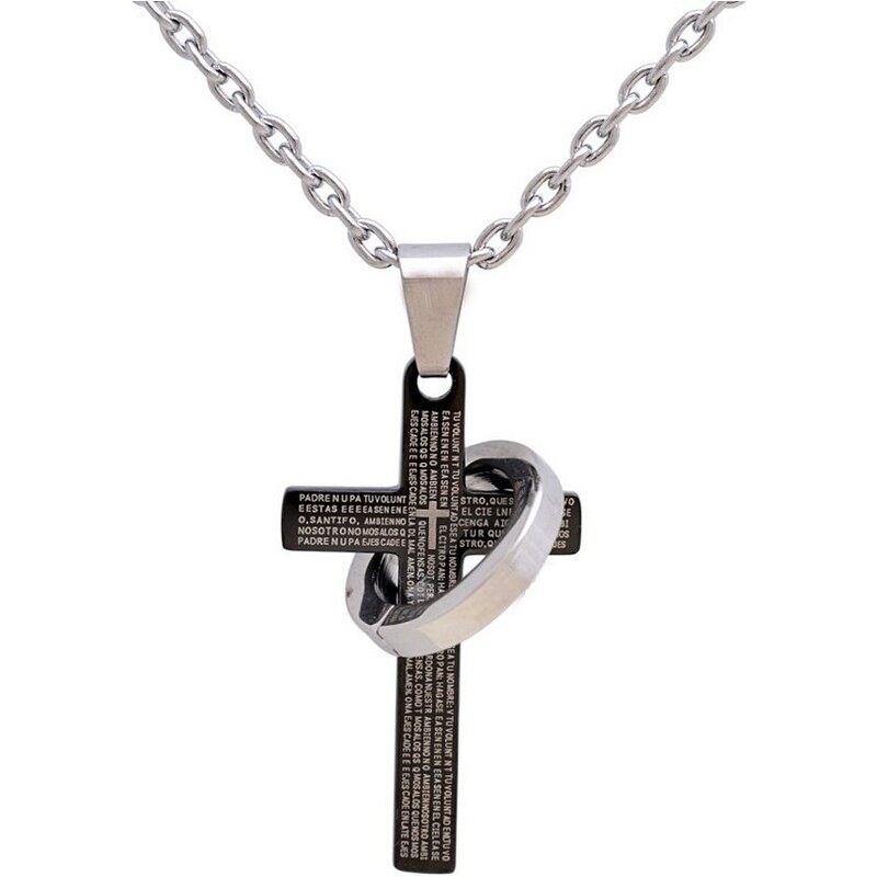 FIRETTI Halskette mit Kreuz Ring