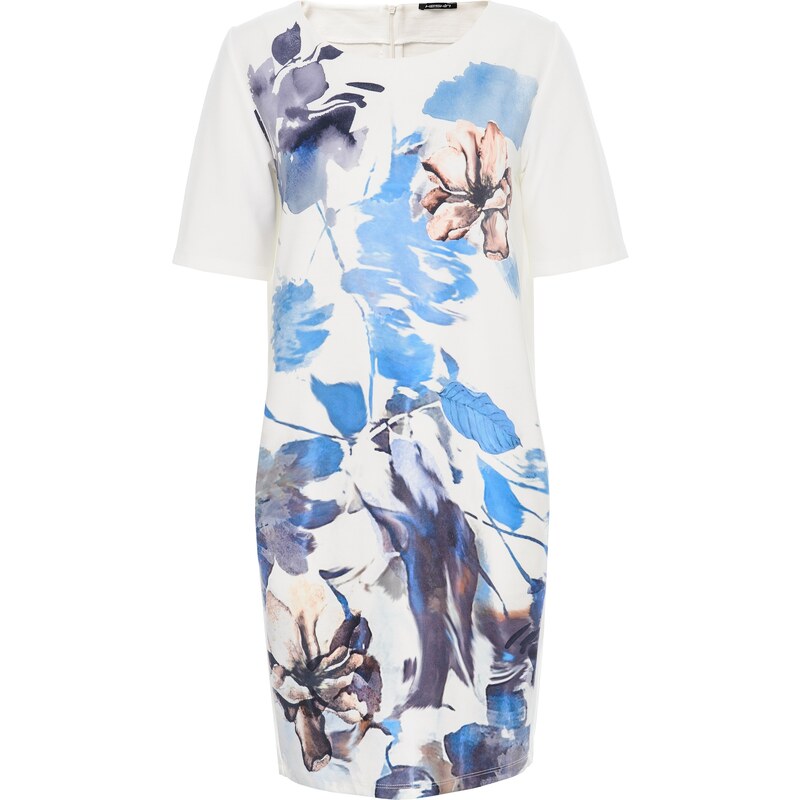 Top Secret Midi Kleid mit Aquarell Print
