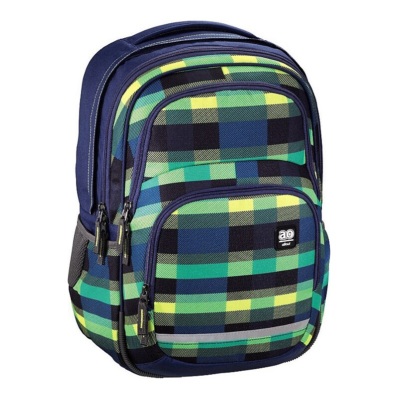 All Out Rucksack Blaby, Summer Check Green