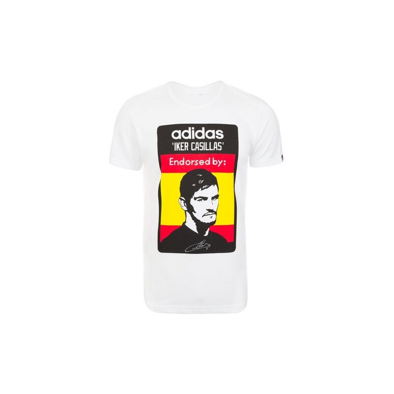 adidas Performance Casillas T-Shirt Herren weiß L - 54,M - 50,XL - 58