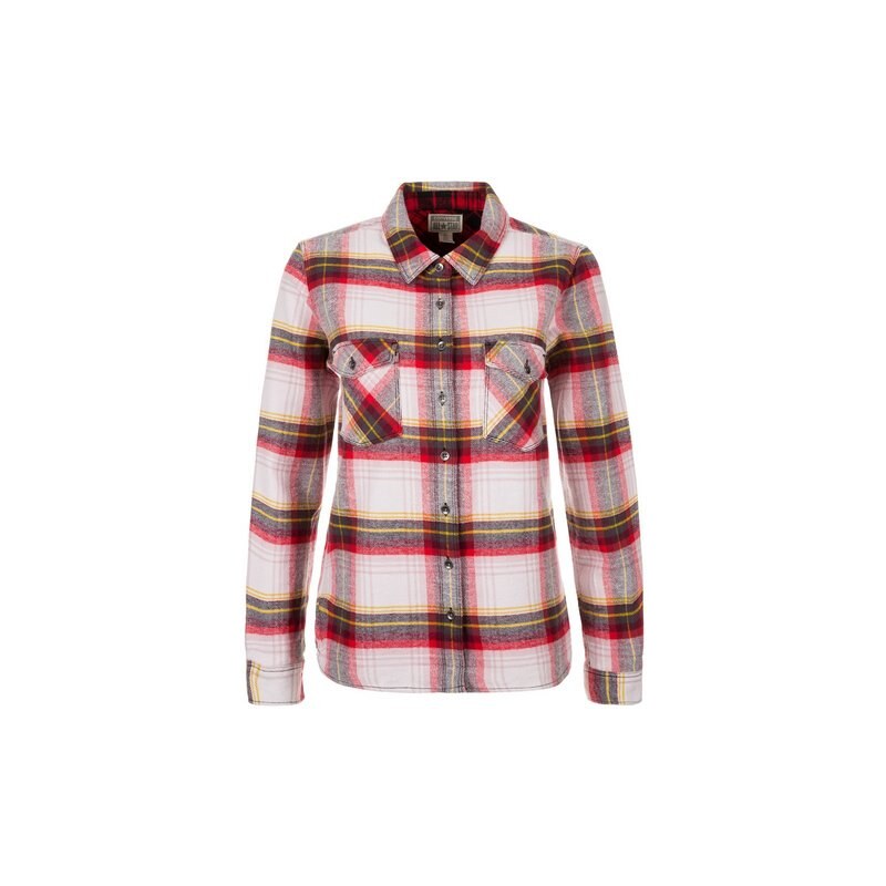 Converse Plaid Flannel Button Hemd Damen rot M,S,XS