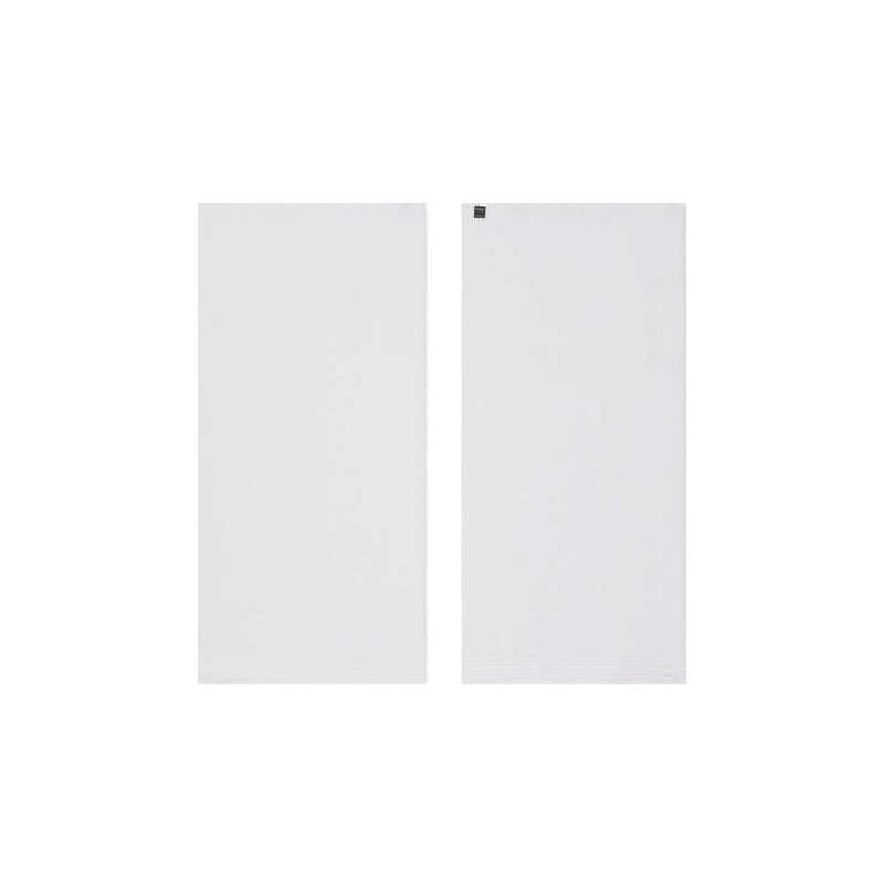 Vossen Saunatuch Dream mit Streifenbordüre weiß 1x 100x150 cm
