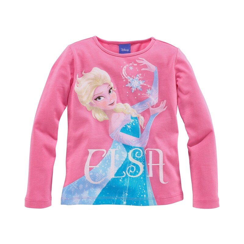 WALT DISNEY Langarmshirt mit Eisprinzessin Elsa für Mädchen