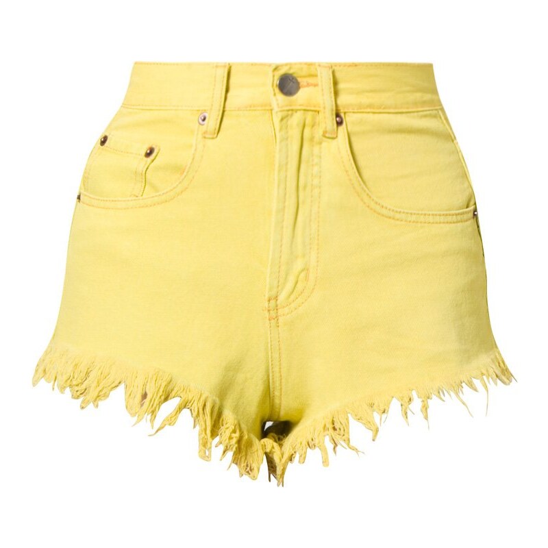 Bitching & Junkfood LAGUNA BITCHY Jeans Shorts yellow denim