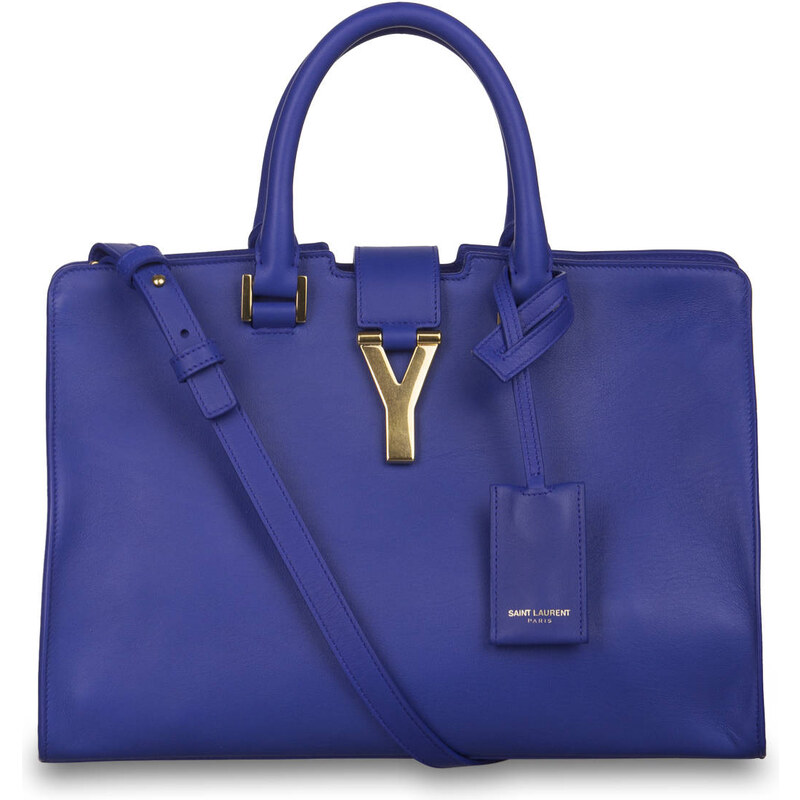 SAINT LAURENT Handtasche CABAS Y SMALL blau