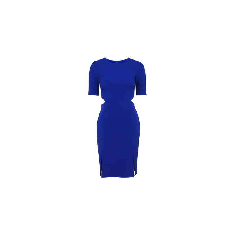 Topshop Kleid mit Schlitz Petite-Größe - Kobalt