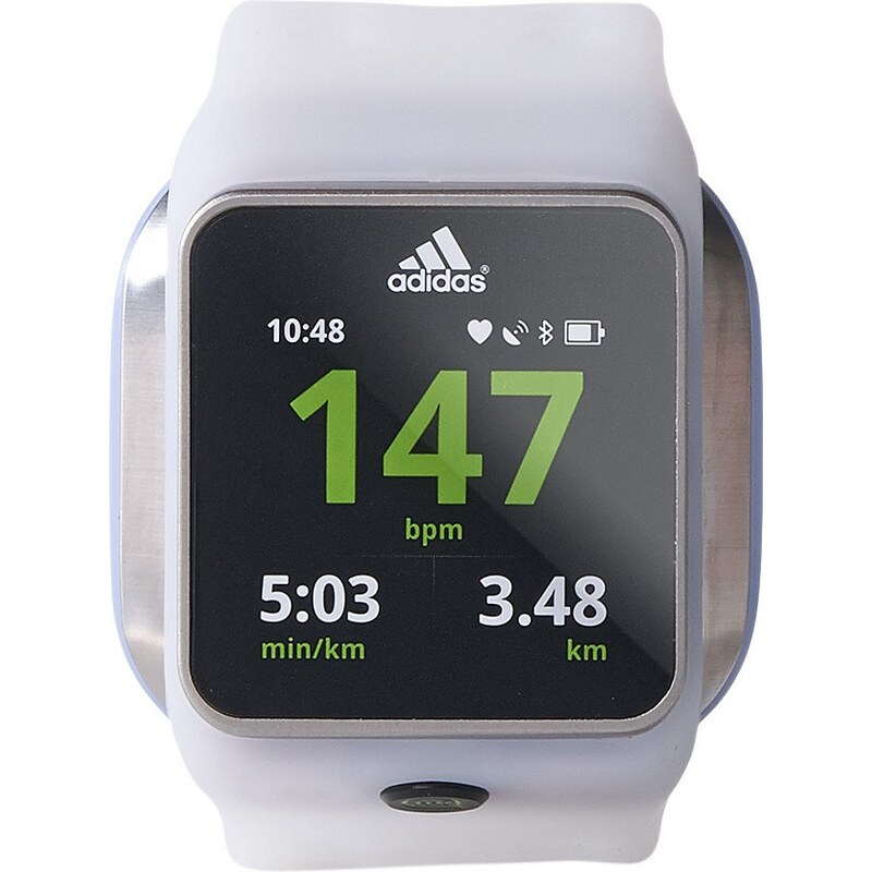 Adidas Performance Pulsuhr Smartwatch, weiß, »miCoach Smart Run«