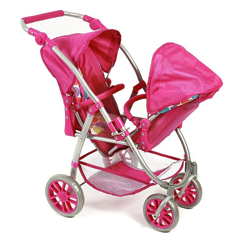 CHIC2000 Puppen-Tandem-Buggy, »Vario, Pinky Bubbles«
