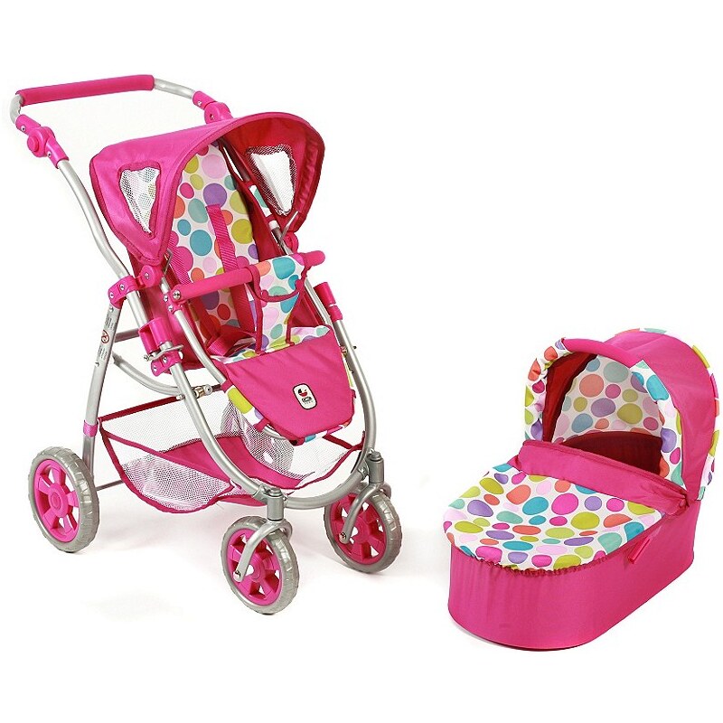 CHIC2000 2-in-1 Puppenwagen, »Emotion, Pinky Bubbles«