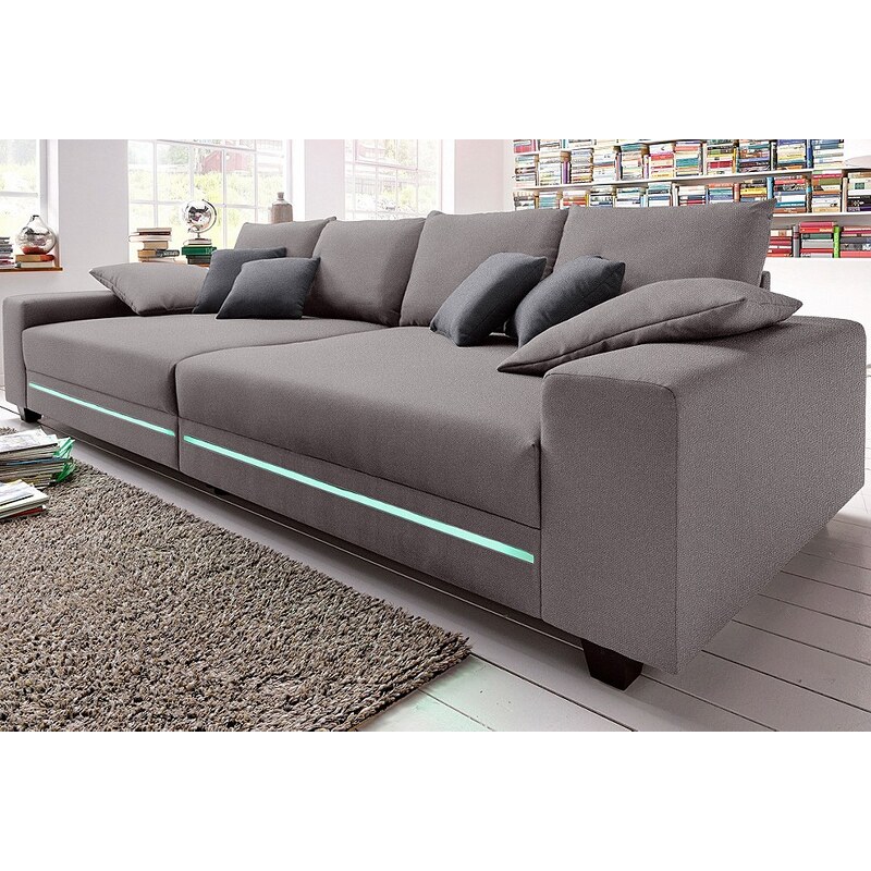 Big-Sofa, wahlweise mit RGB-LED-Beleuchtung