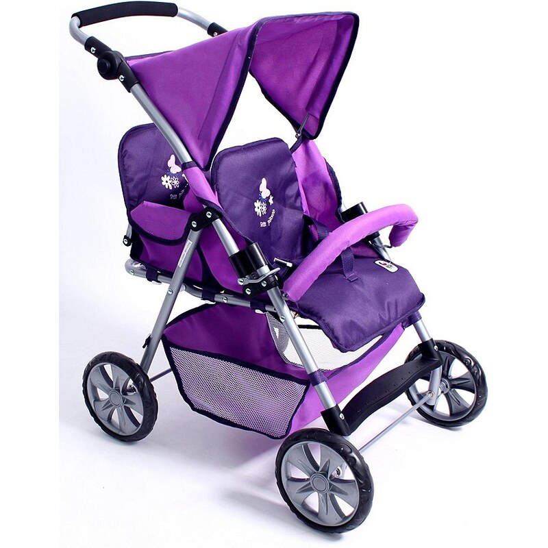 CHIC2000 Zwillings-Puppen-Buggy, »Tandem, Pflaume«