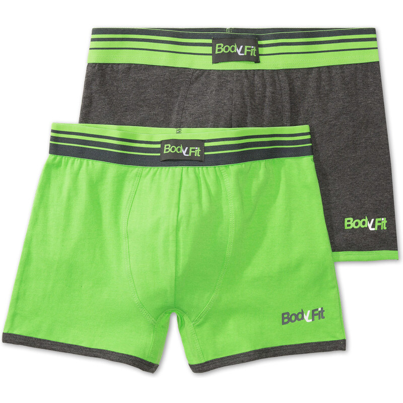 C&A Enge Boxershorts aus Bio-Baumwolle in Grün