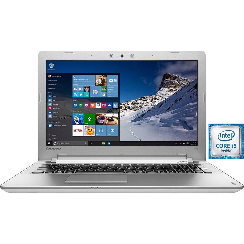 Lenovo Ideapad 500-15ISK (80NT00DBGE) Notebook, Intel® Core? i5, 39,6 cm (15,6 Zoll)