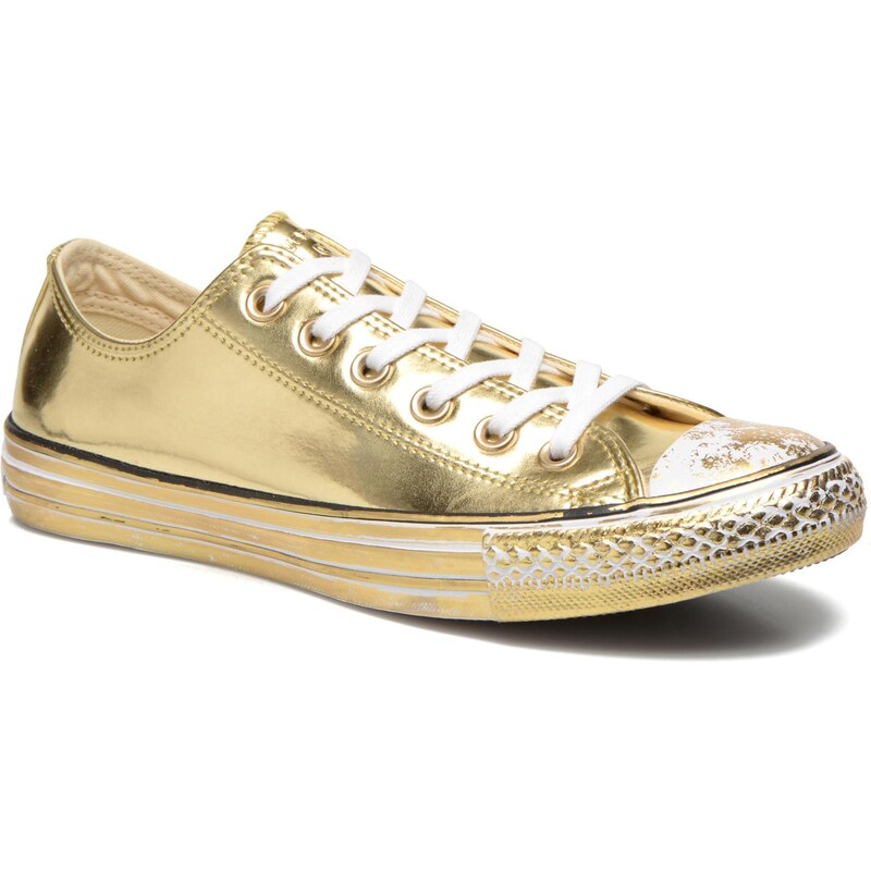 Converse - Chuck Taylor All Star Chrome Leather Ox W - Sneaker für Damen / gold/bronze