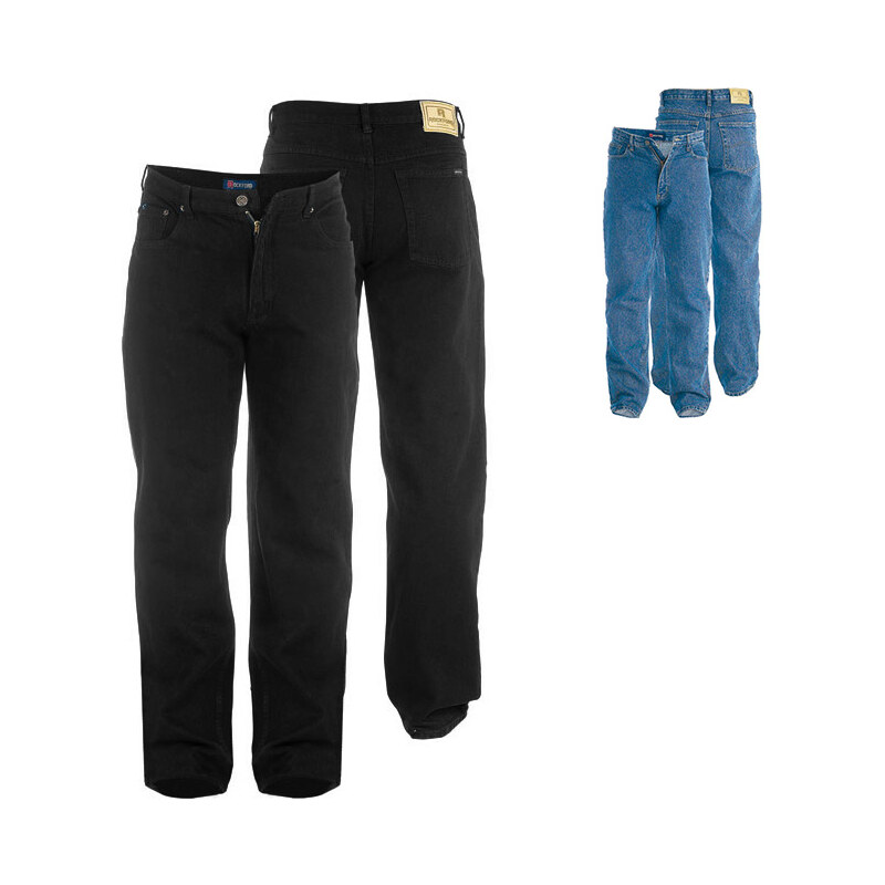 Lesara Loose-Fit Stretch-Jeans - Blau - 38